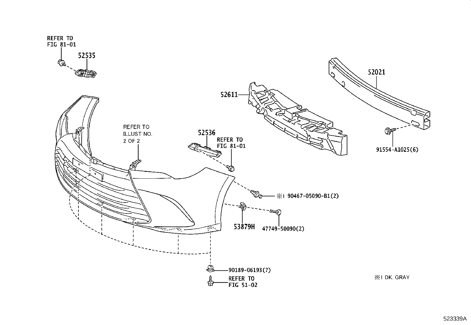 Front Bumper Bumper Stay
