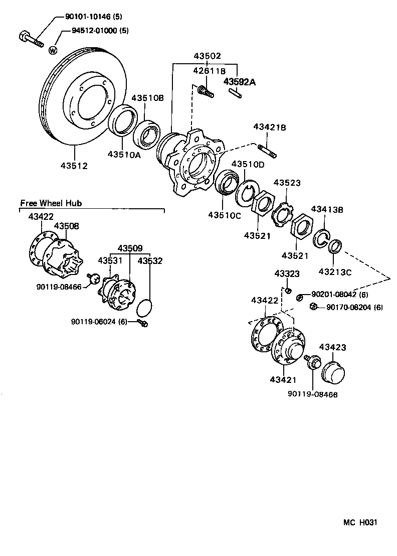 Front Axle Hub