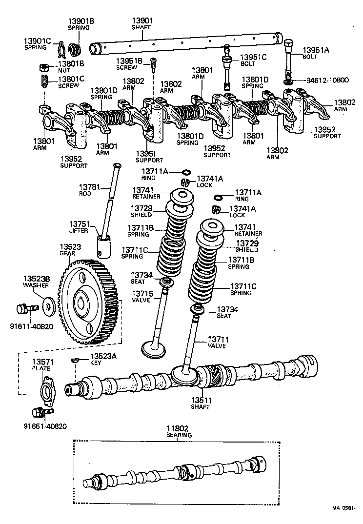 Camshaft & Valve