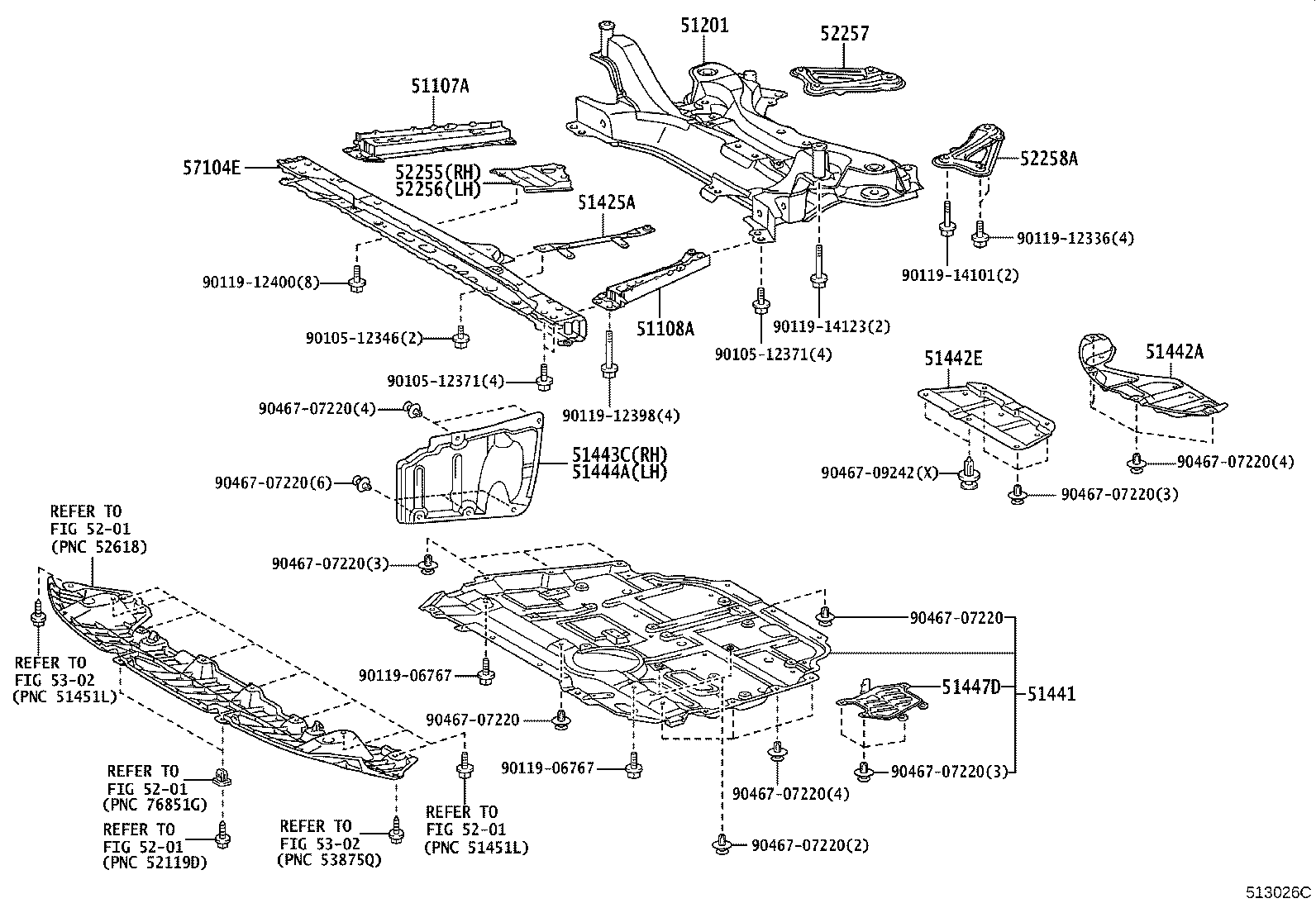 Suspension Crossmember & Under Cover