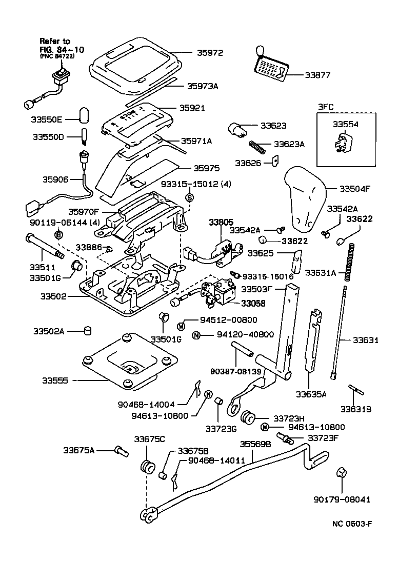 Shift Lever & Retainer