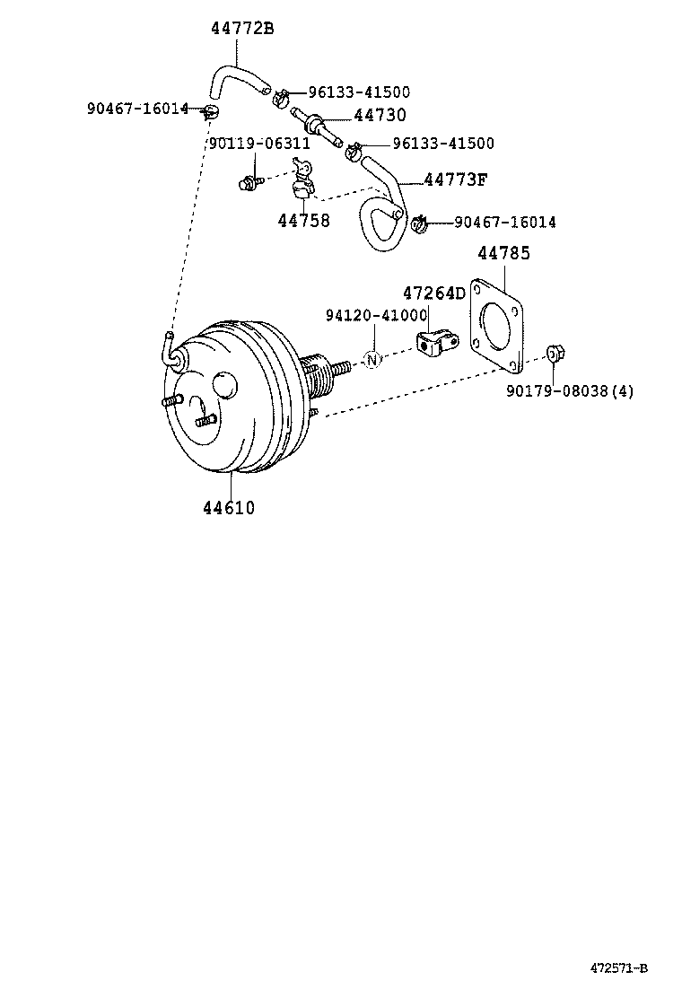 Brake Booster & Vacuum Tube