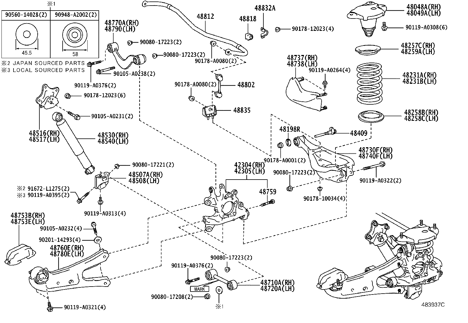 Rear Spring & Shock Absorber