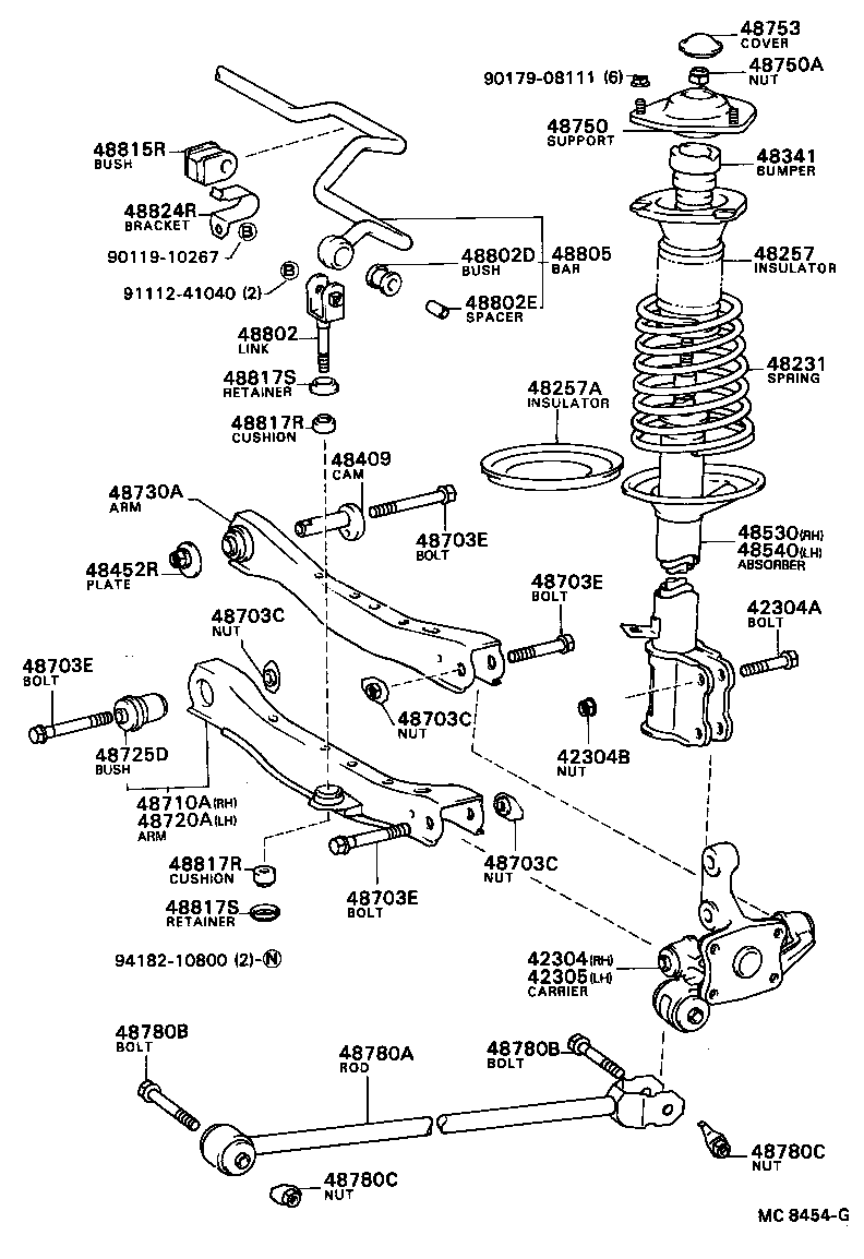 Rear Spring & Shock Absorber