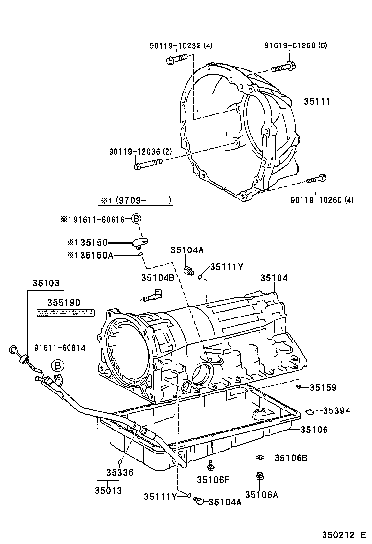 Transmission Case & Oil Pan