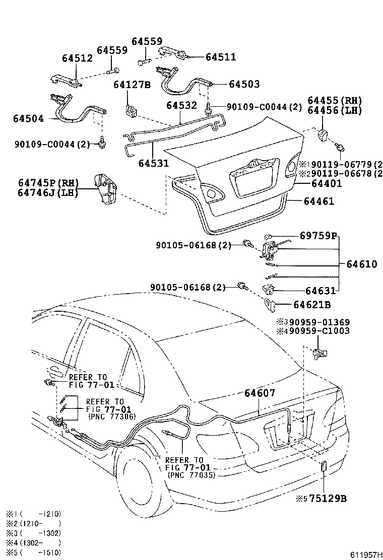 Luggage Compartment Door & Lock