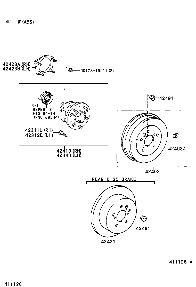 Rear Axle Shaft Hub