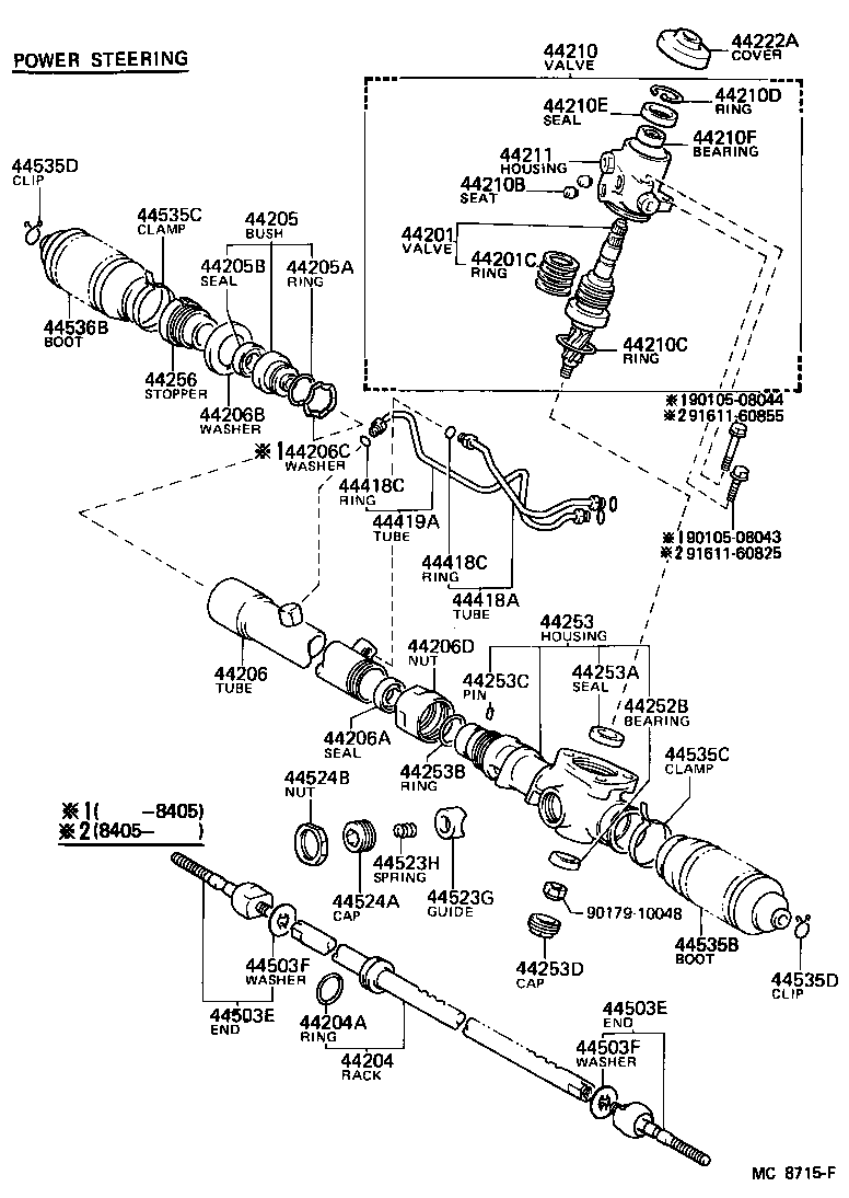 Enlace del mecanismo de dirección