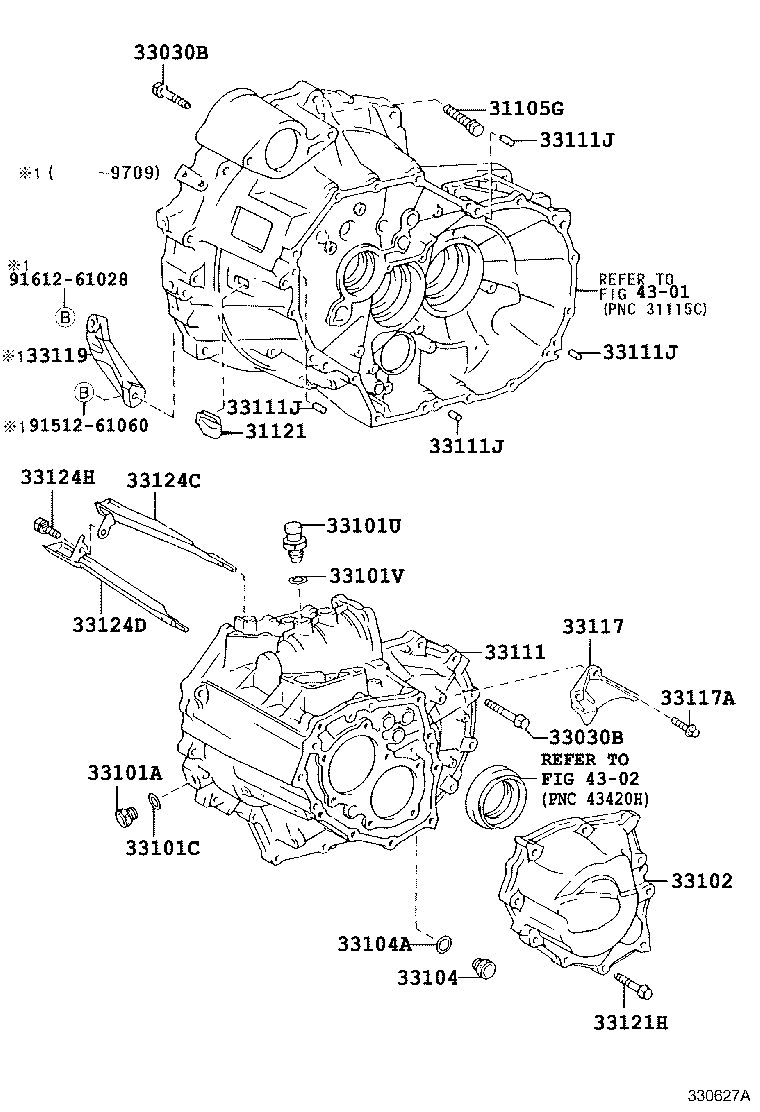 Clutch Housing + Transmission Case