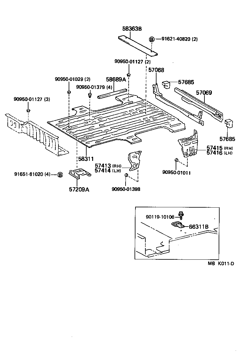 Rear Floor Panel