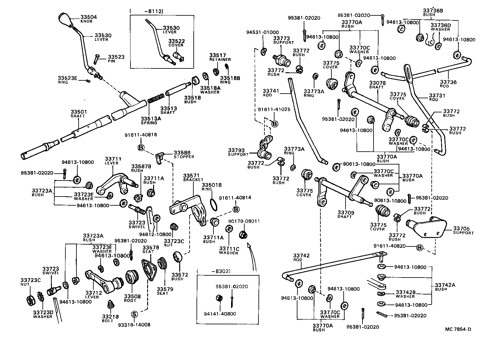 Control Shaft & Crossshaft