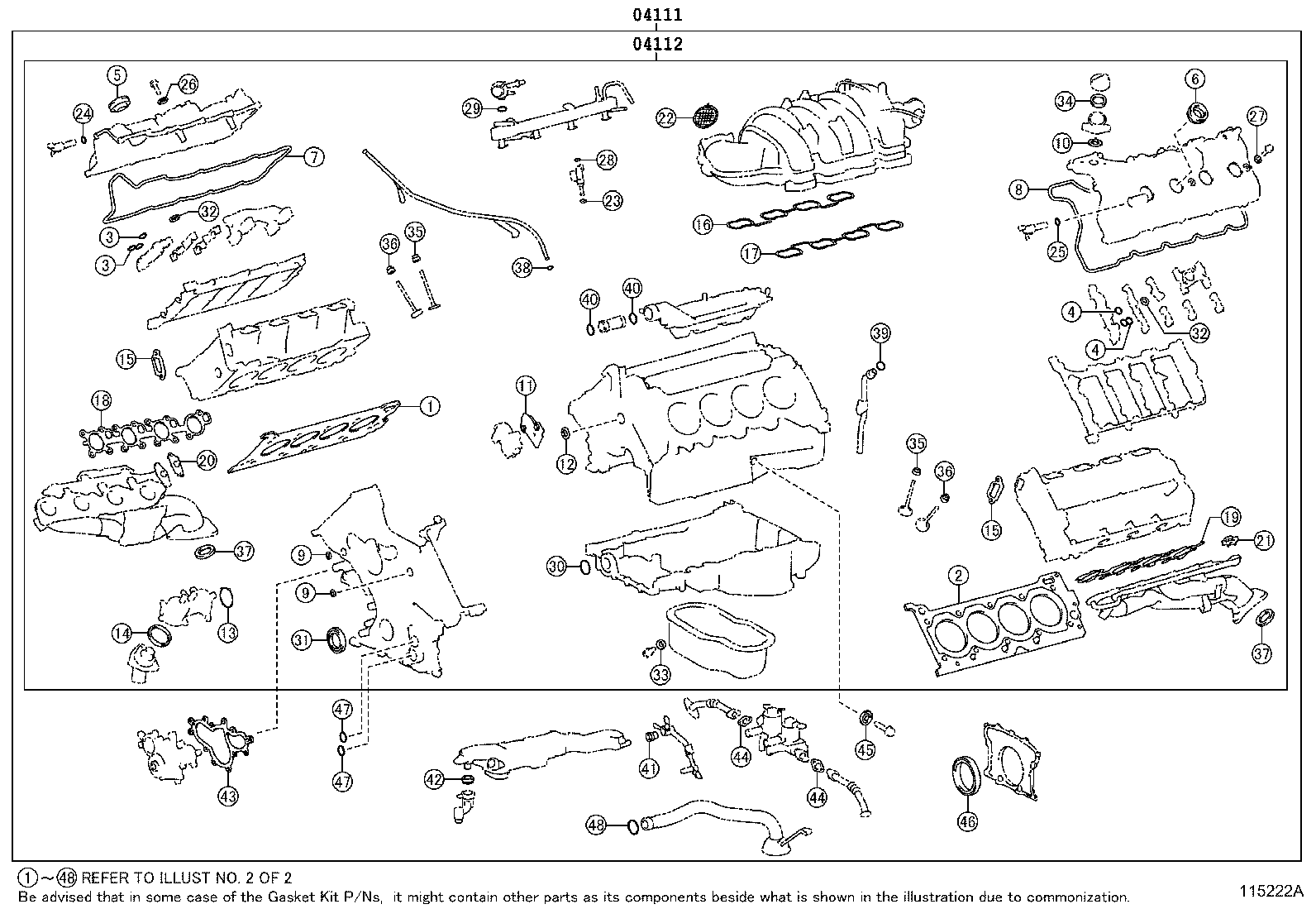 Engine Overhaul Gasket Kit