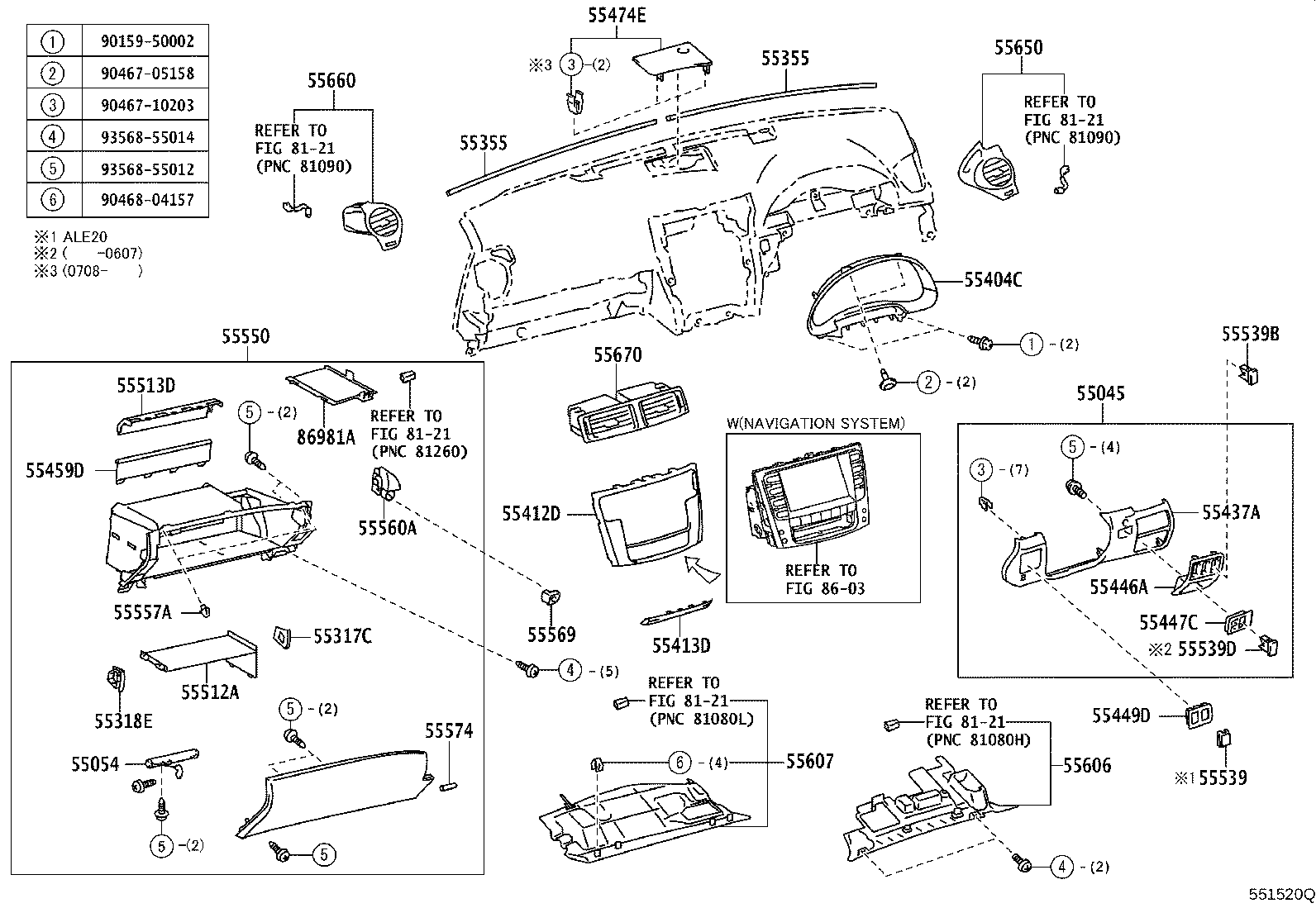 Instrument Panel Glove Compartment