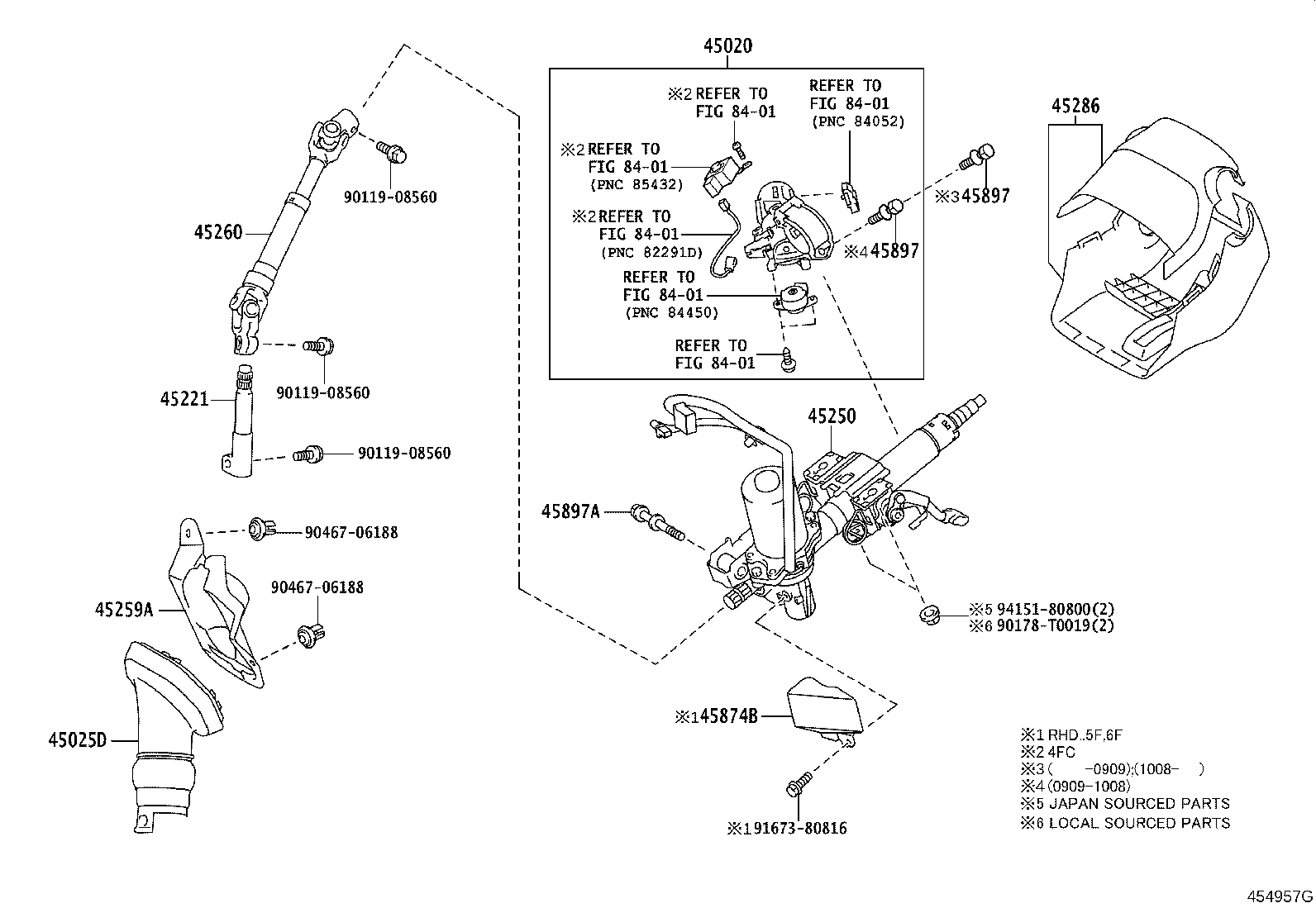 Steering Column & Shaft
