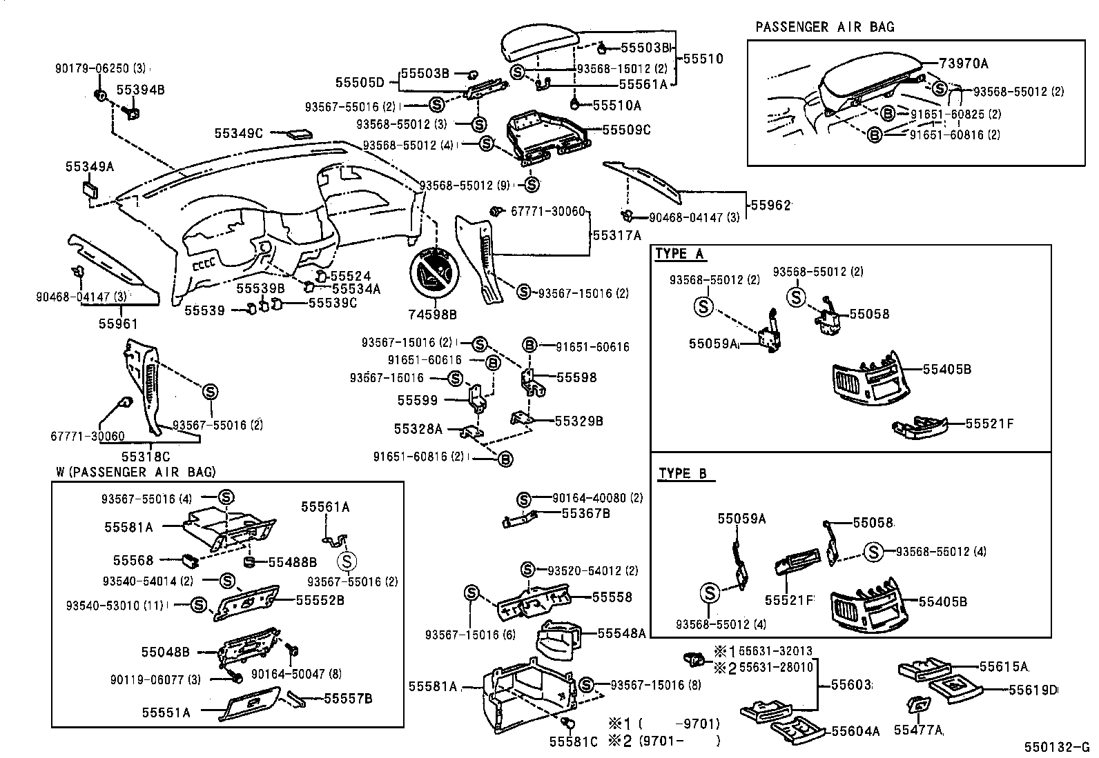 Instrument Panel Glove Compartment