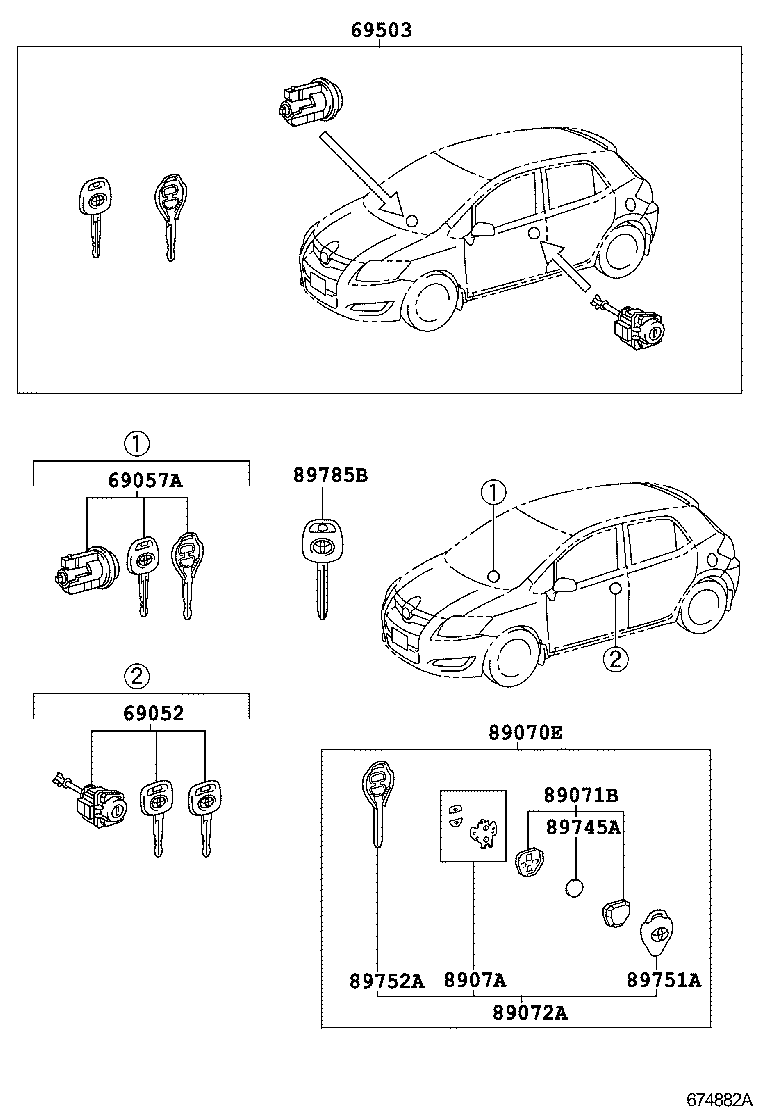 Lock Cylinder Set