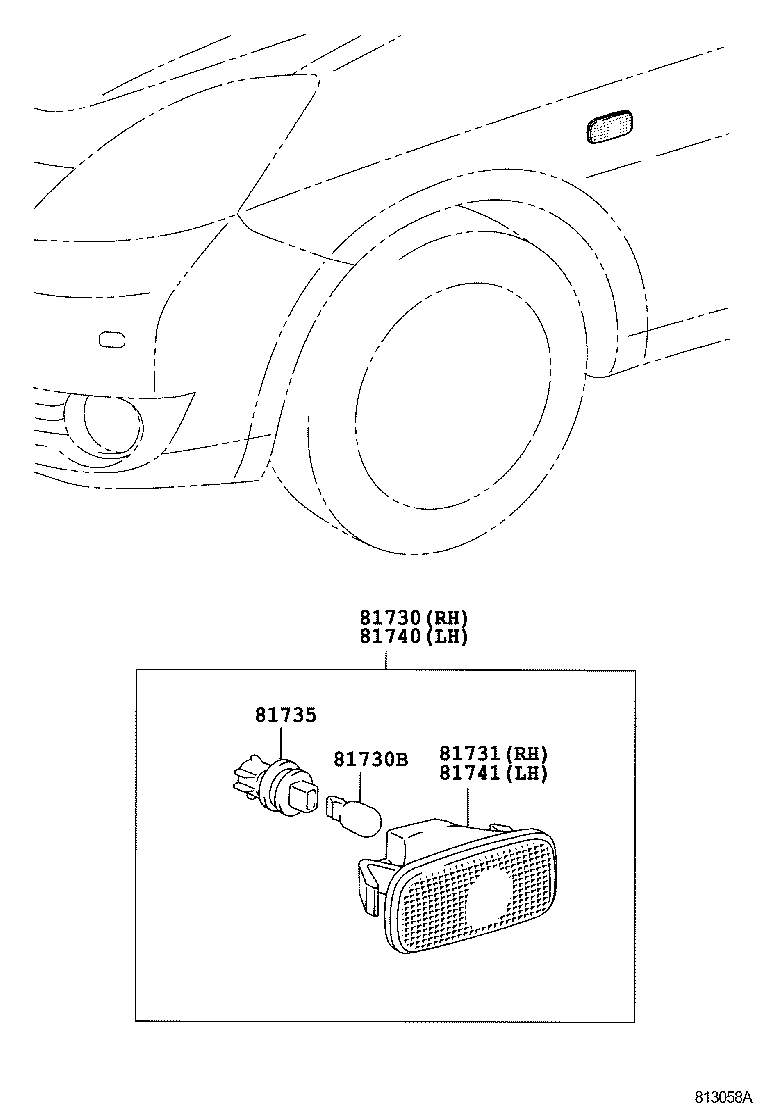Turn Signal Lamp & Outer Mirror Lamp