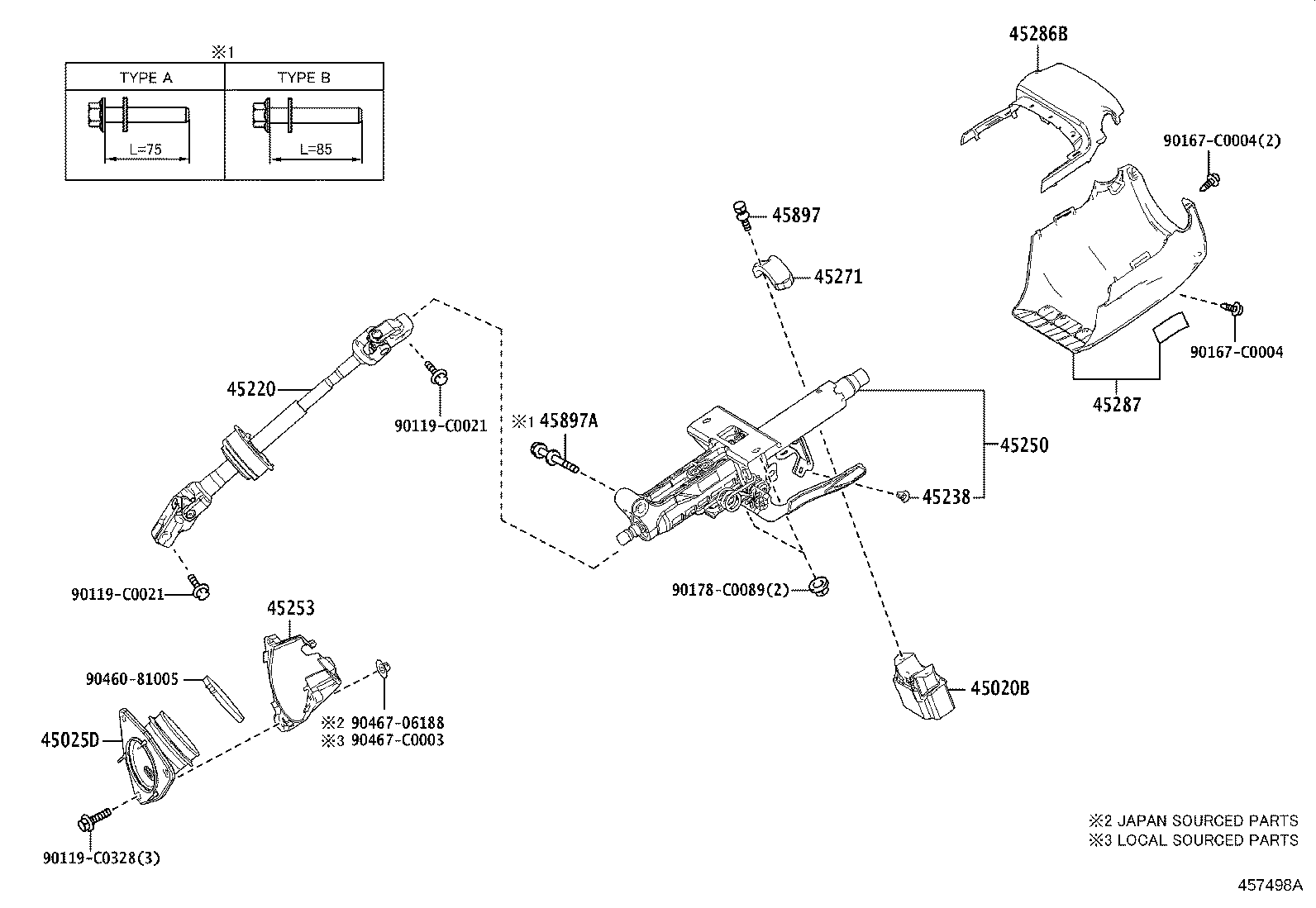 Steering Column & Shaft