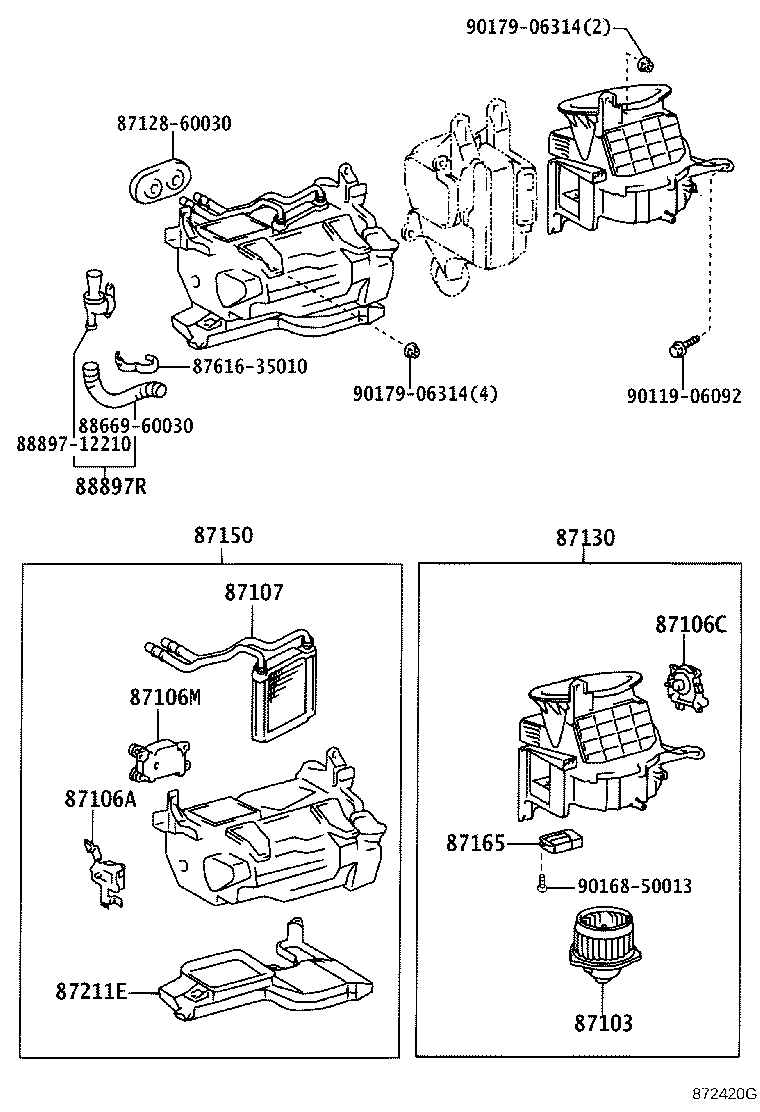 Heating Air Conditioning Heater Unit Blower