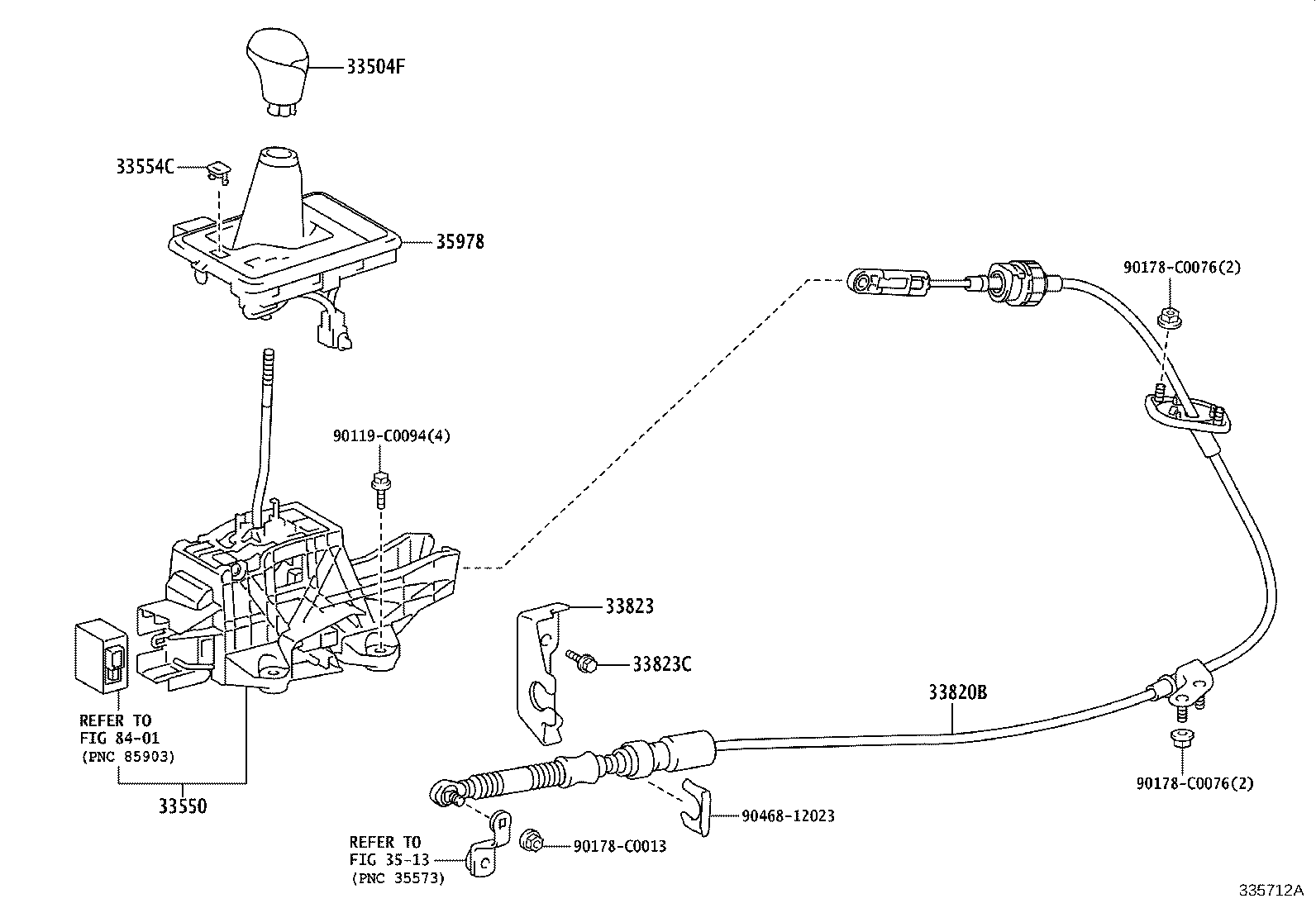 Shift Lever & Retainer