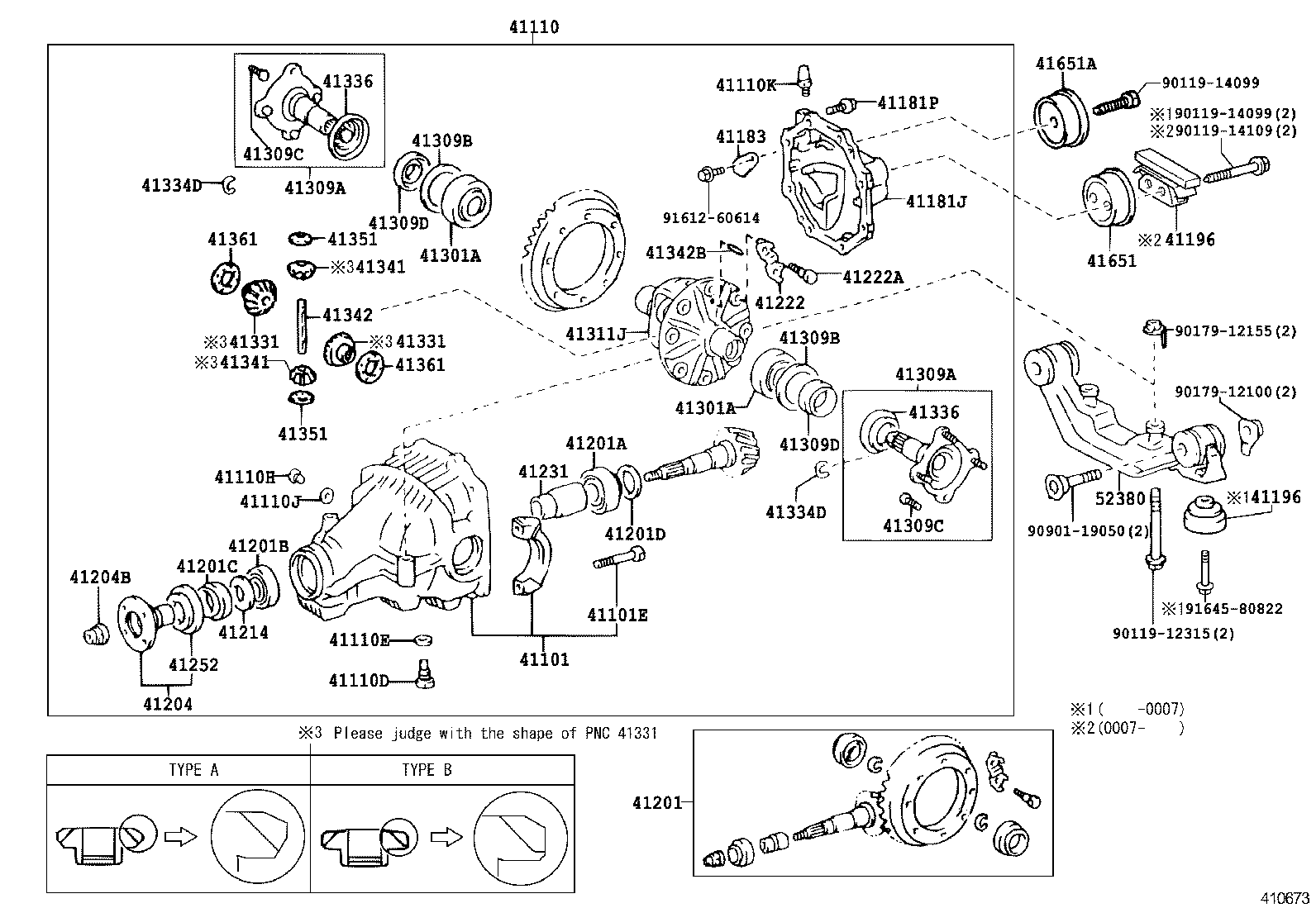 Rear Axle Housing Differential