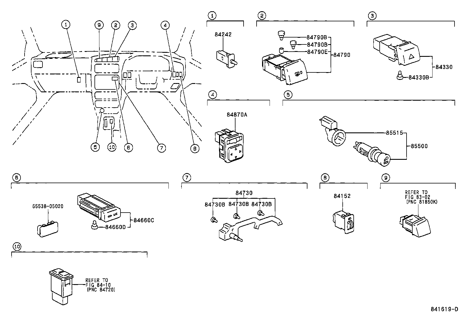 Interruptor y relé y computadora