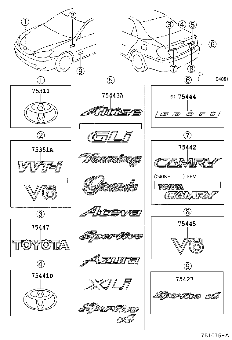 Emblem Name Plate
