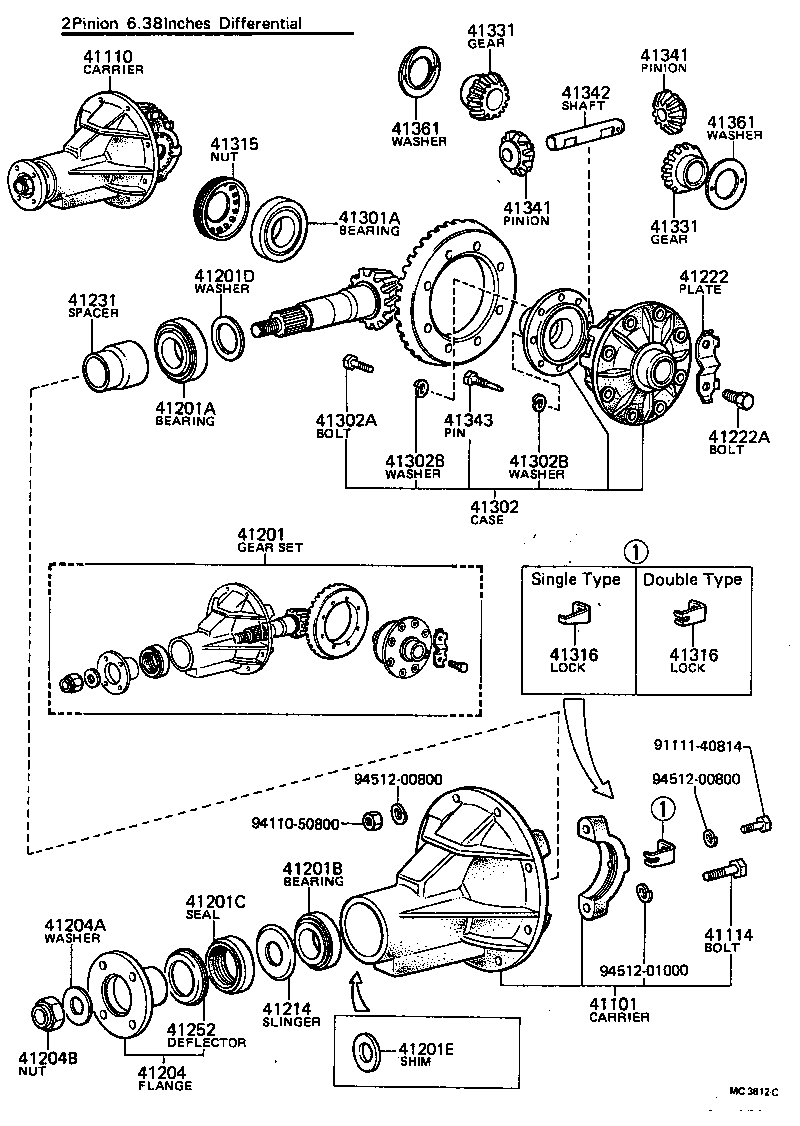 Rear Axle Housing Differential