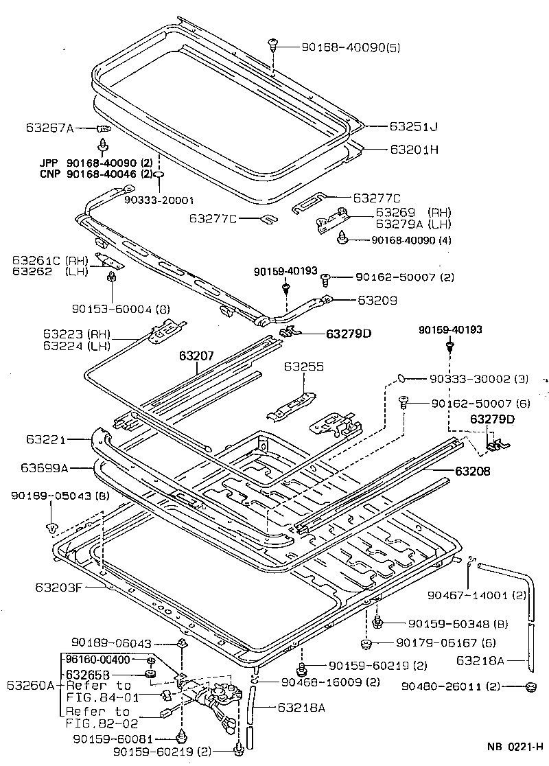 Panel & Back Window Glass