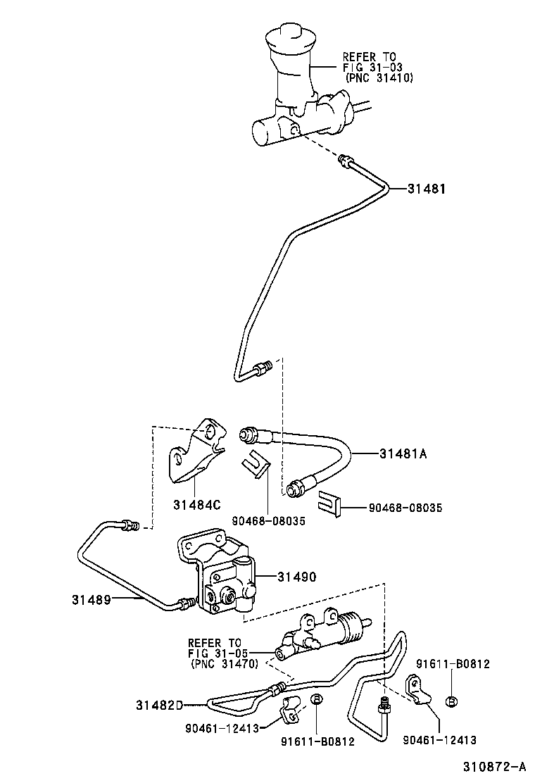 Clutch Pedal Flexible Hose