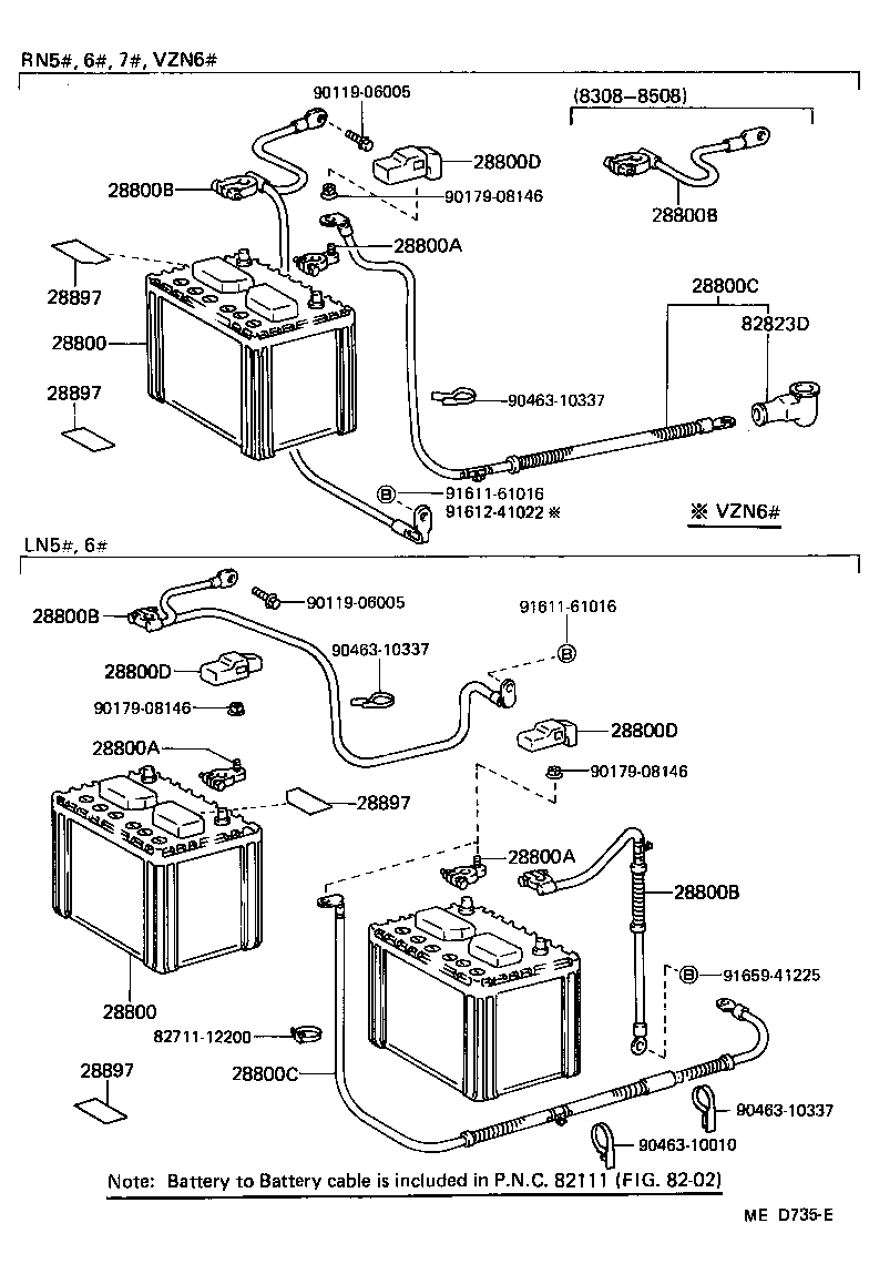 Cable de la batería