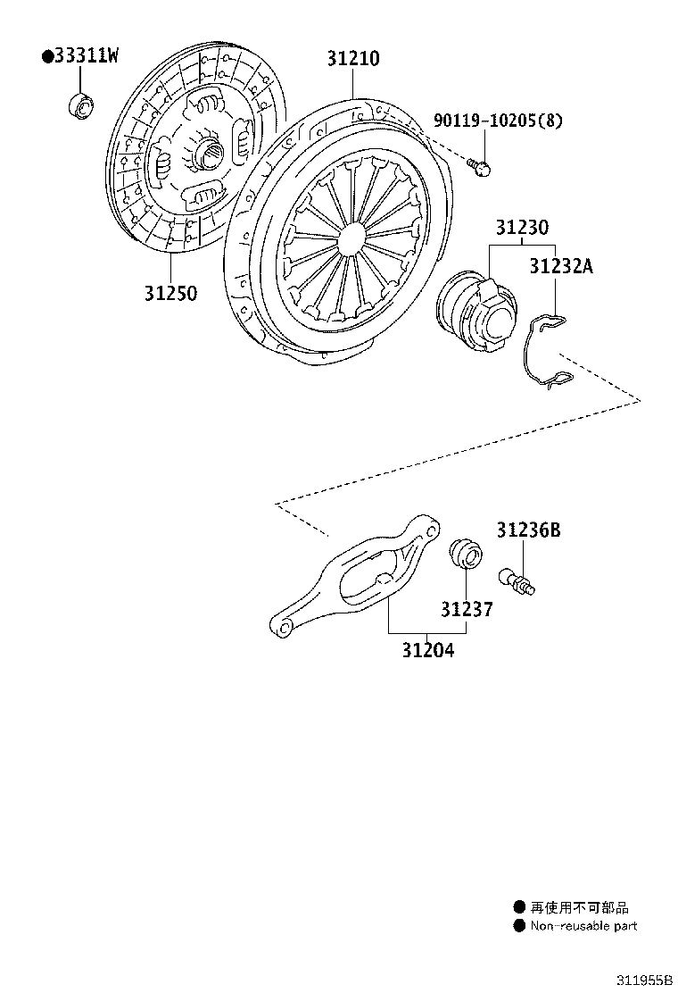 Clutch & Release Fork