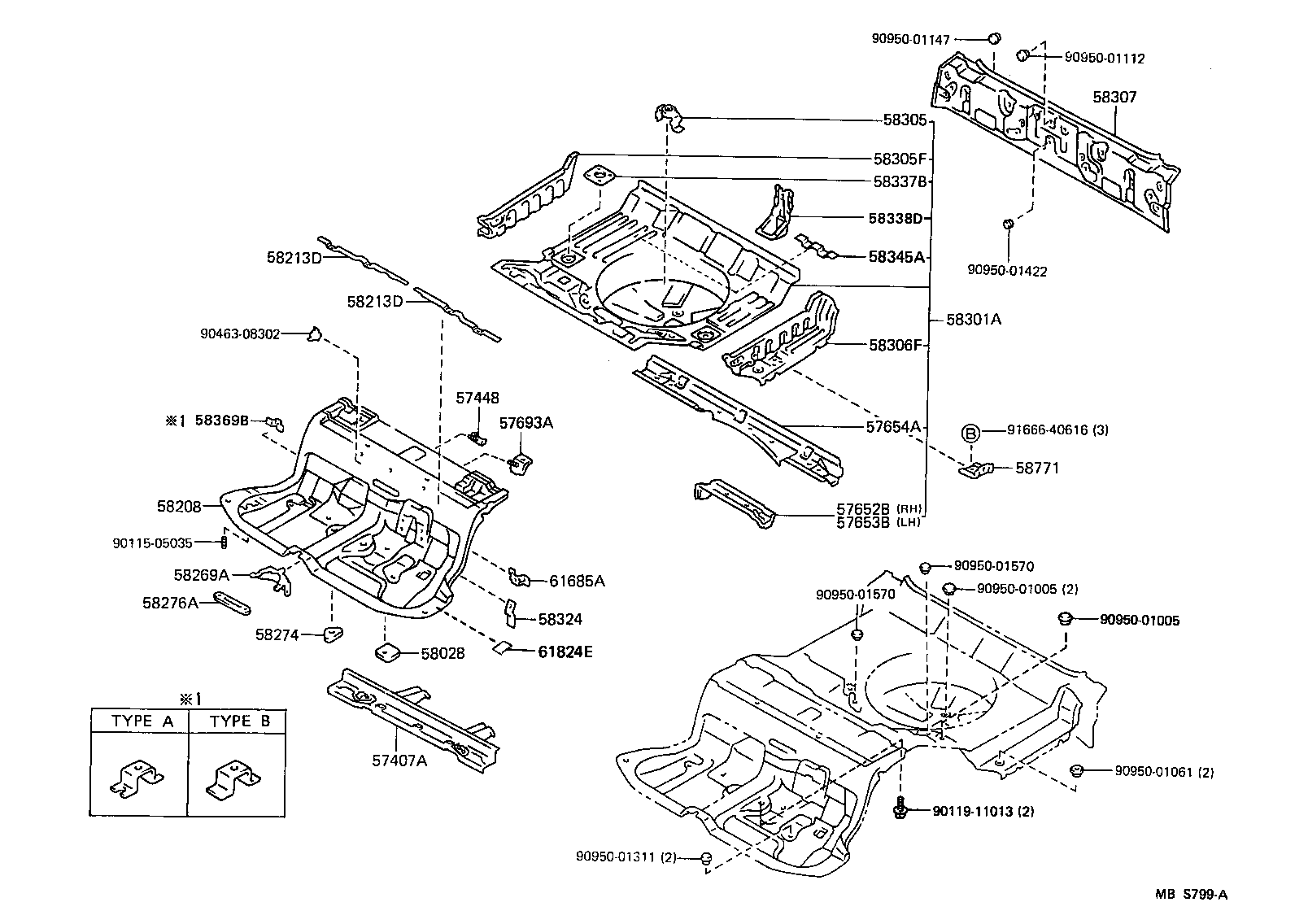 Floor Pan & Lower Back Panel