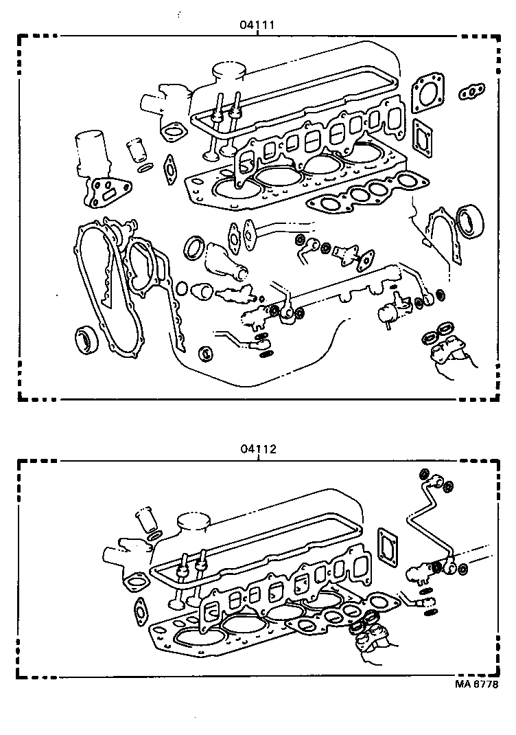 Engine Overhaul Gasket Kit