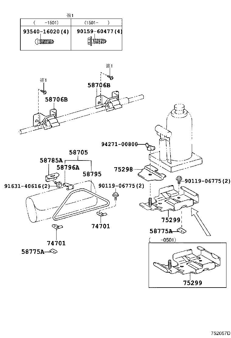 Soporte de placa de matrícula de caja de herramientas