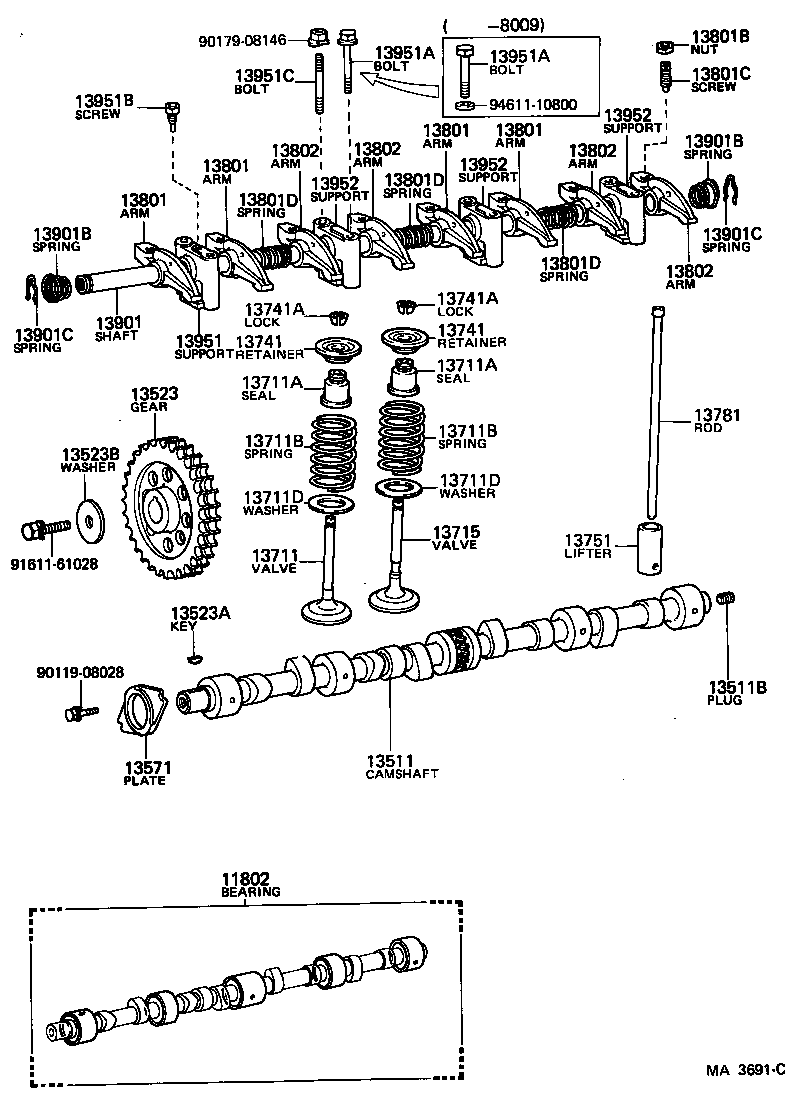 Camshaft & Valve