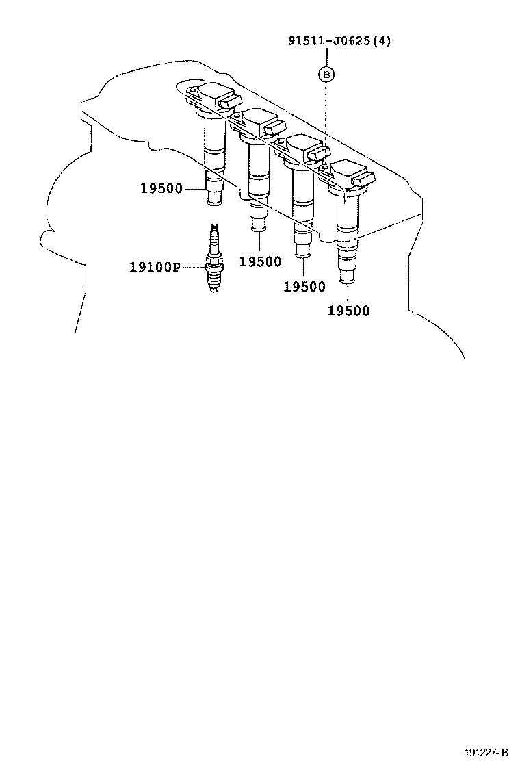 Ignition Coil Spark Plug Glow Plug
