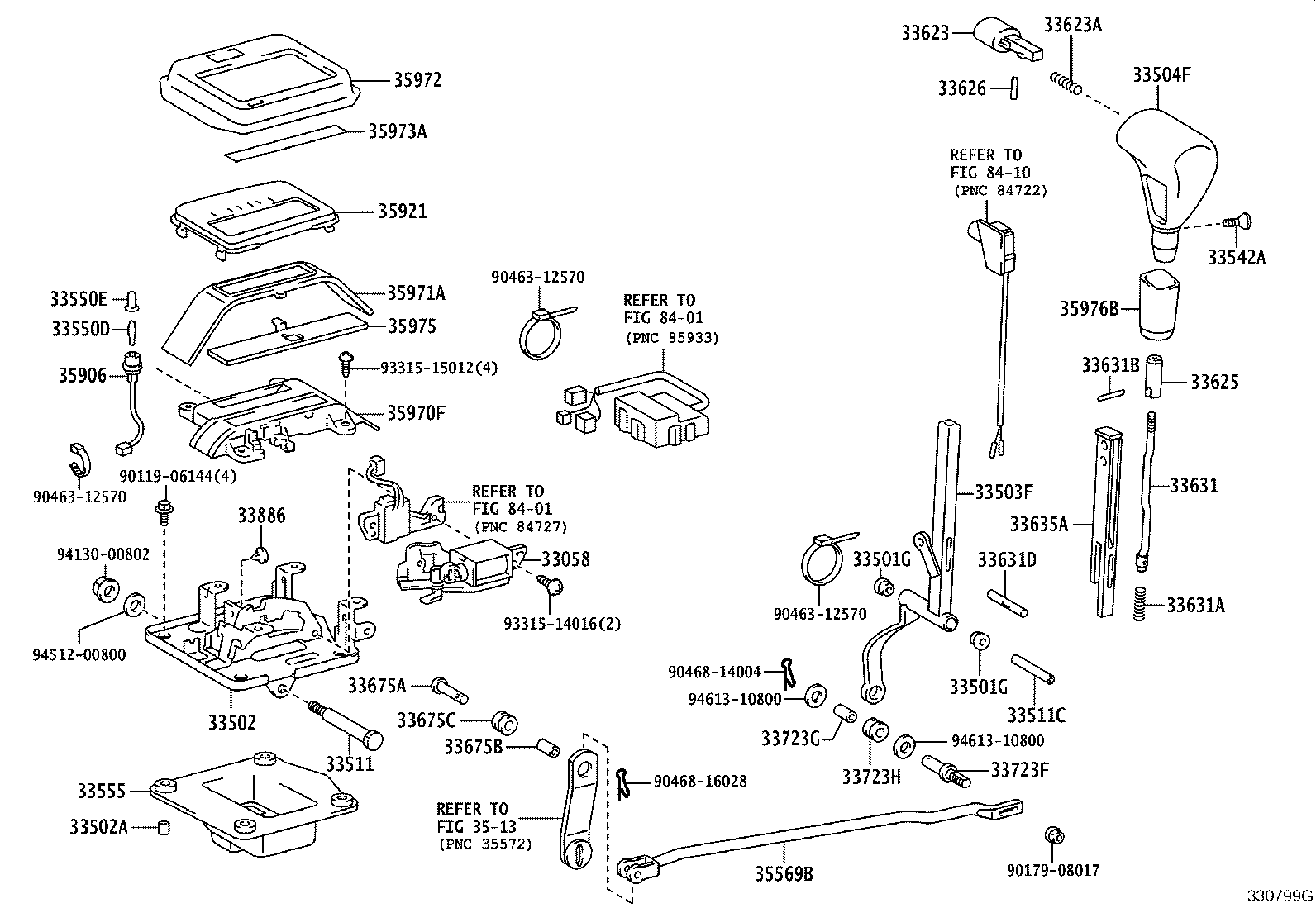 Shift Lever & Retainer
