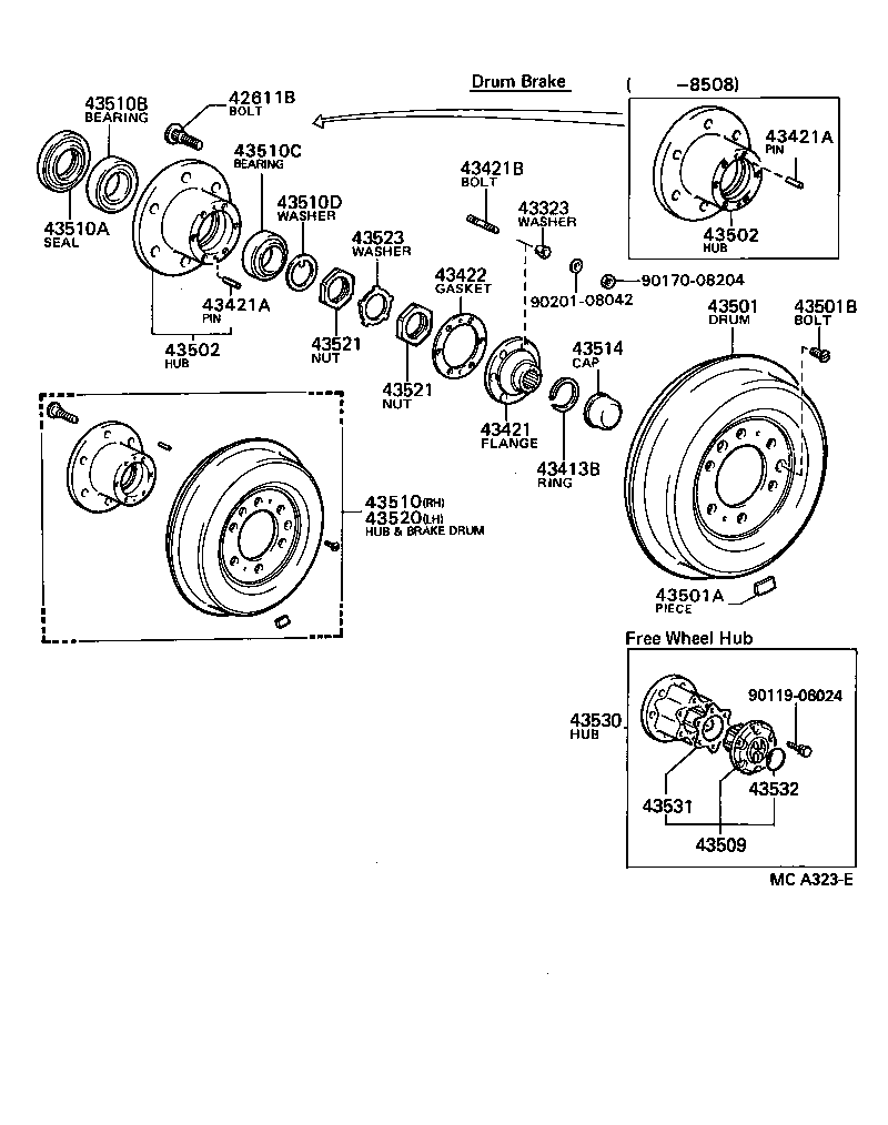 Front Axle Hub