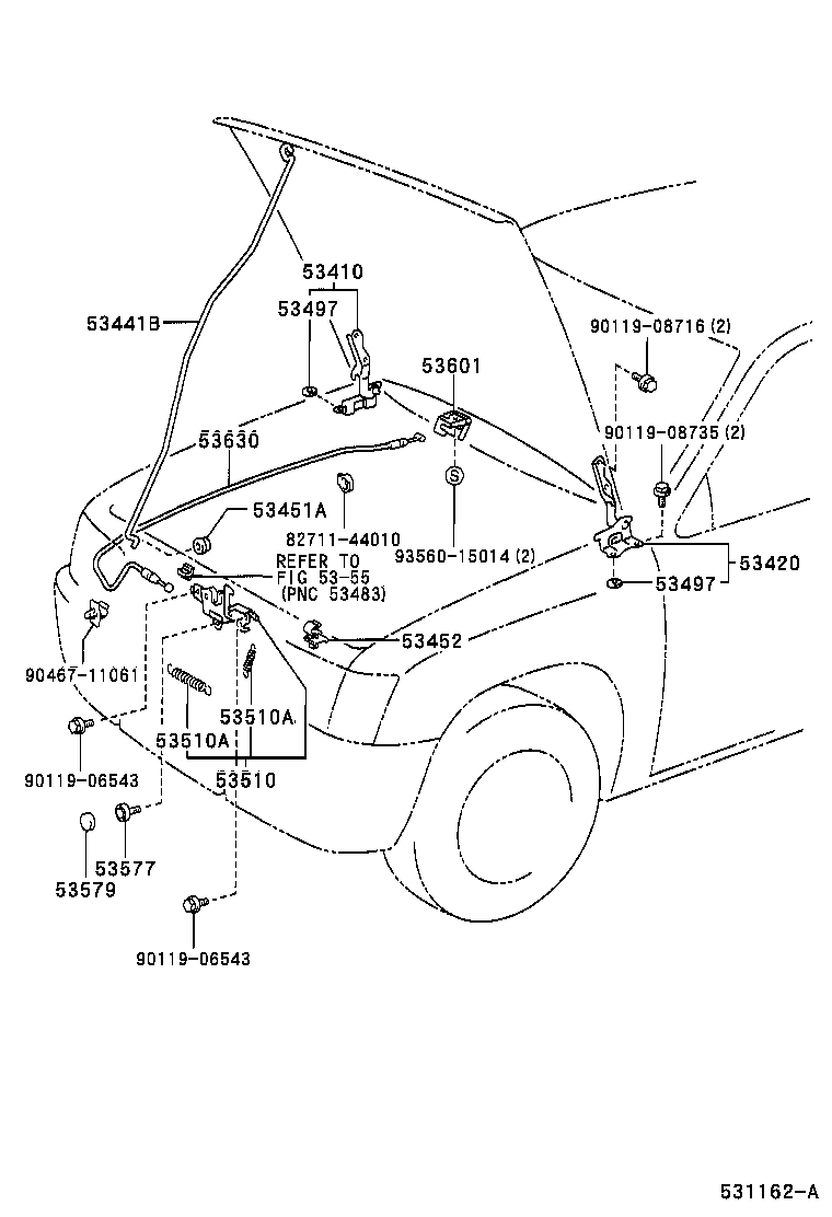 Hood Lock & Hinge