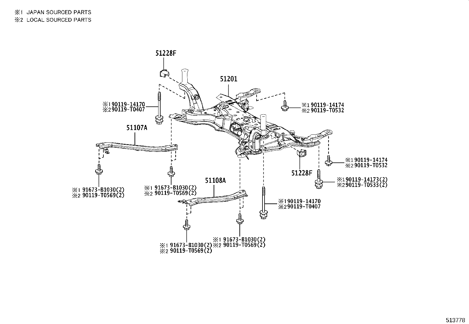 Suspension Crossmember & Under Cover