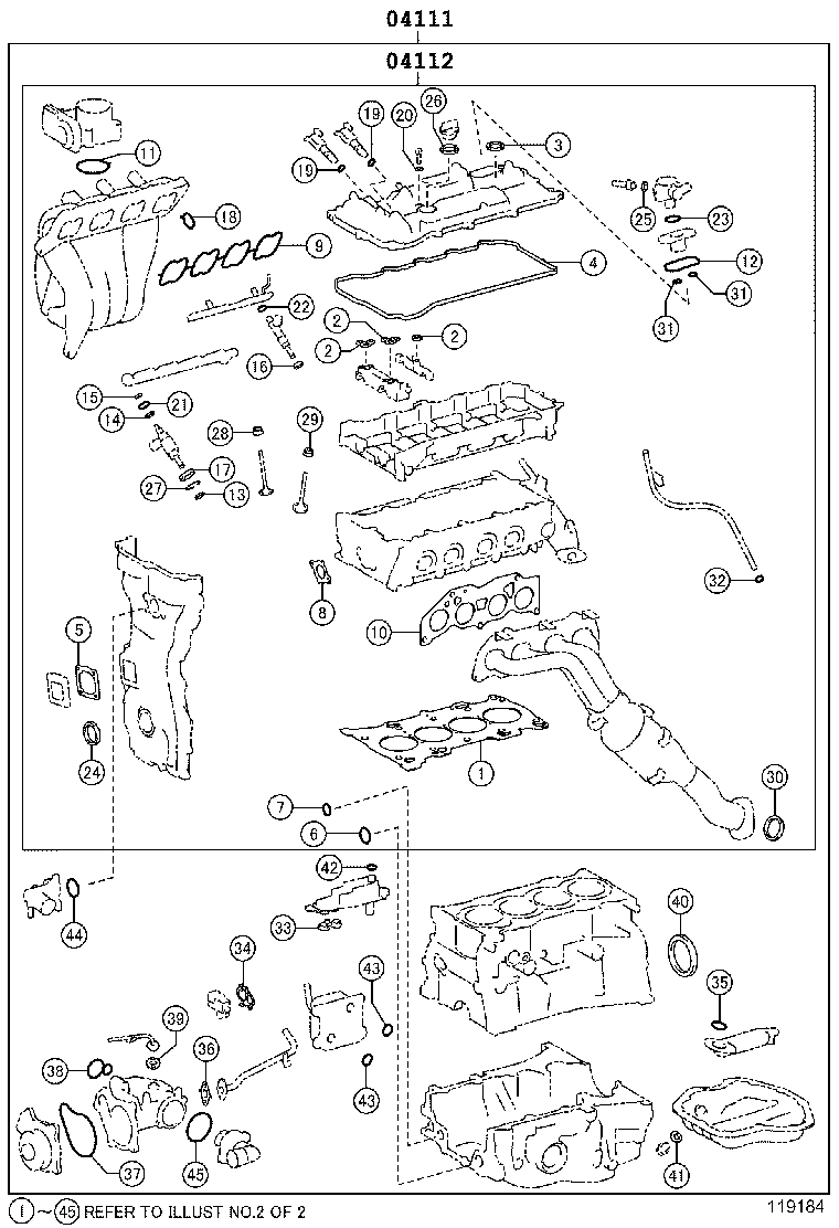 Engine Overhaul Gasket Kit