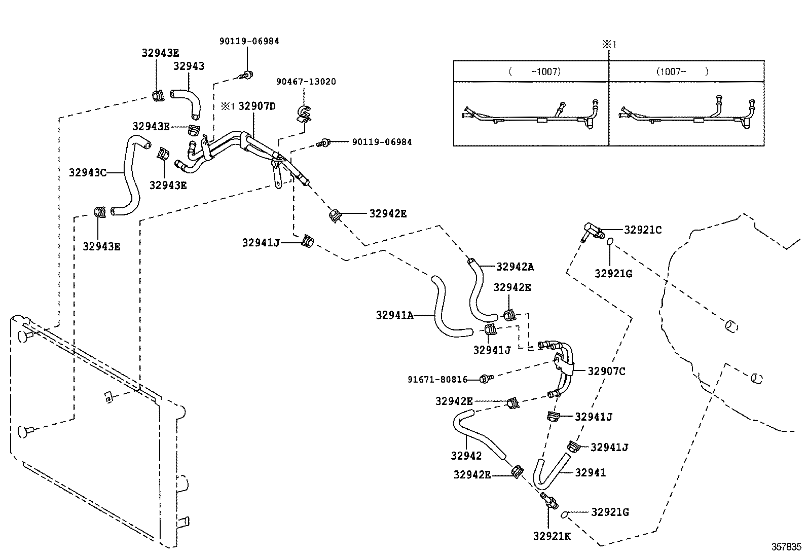 Enfriador de aceite y tubo