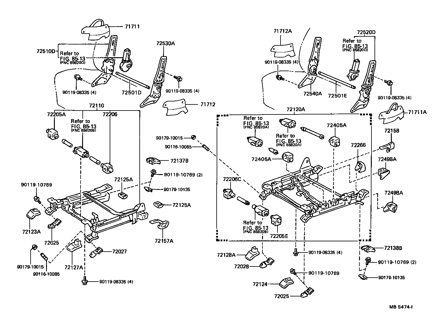 Front Seat & Seat Track