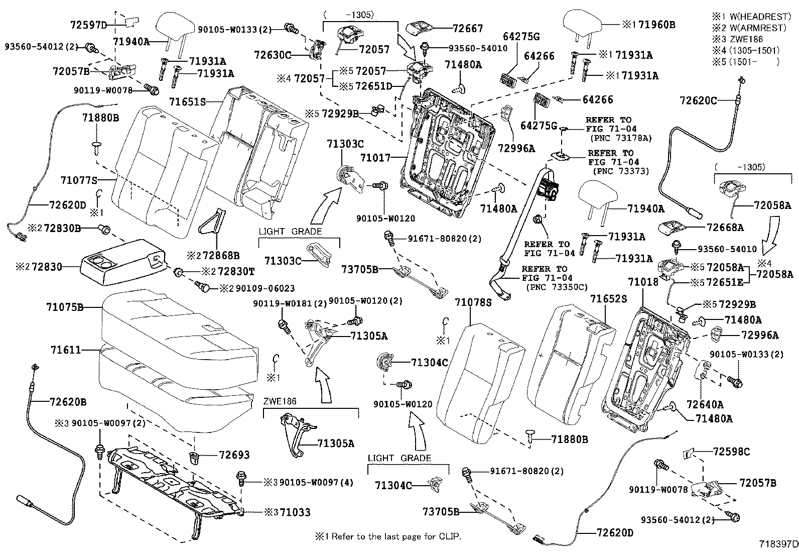 Rear Seat & Seat Track