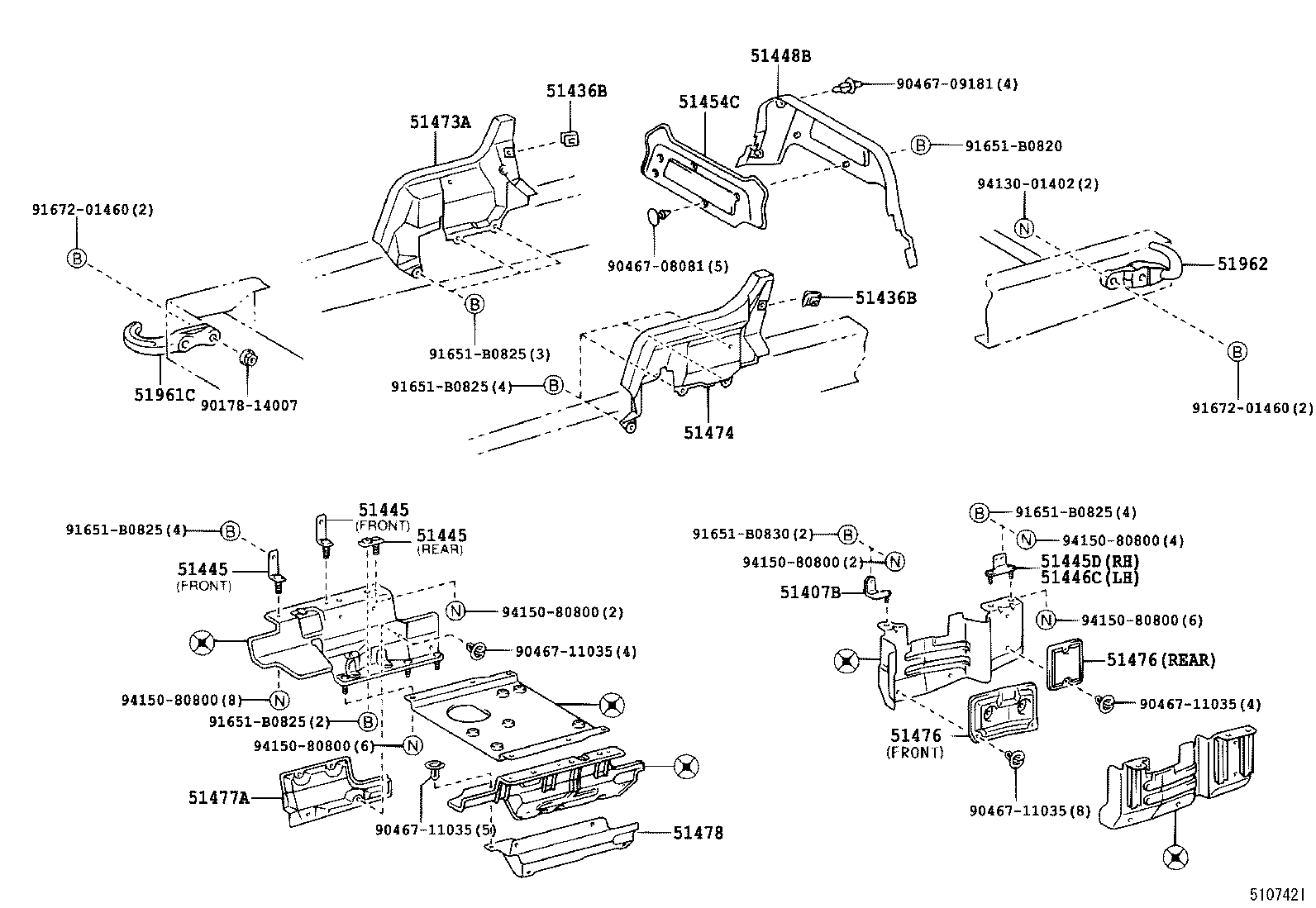 Suspension Crossmember & Under Cover