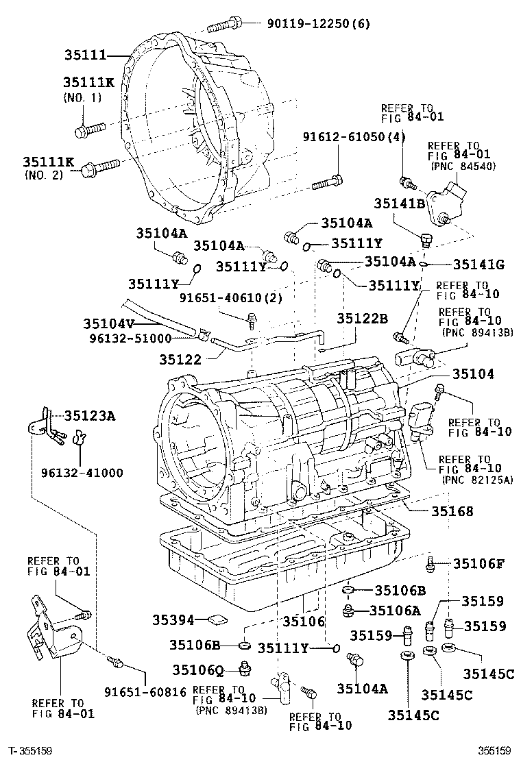 Transmission Case & Oil Pan