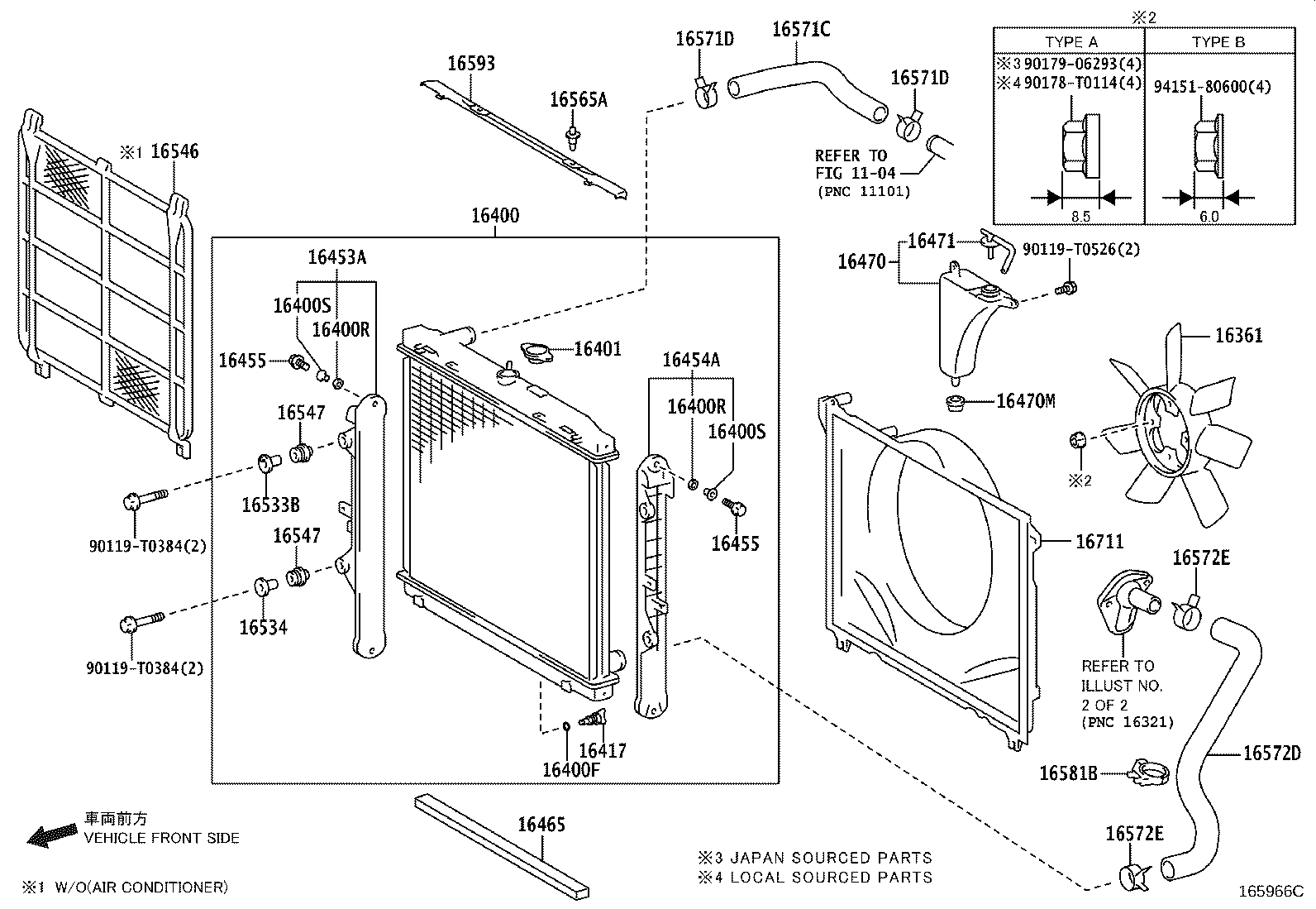 Radiator Water Outlet