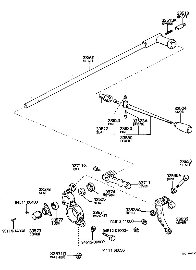 Control Shaft & Crossshaft