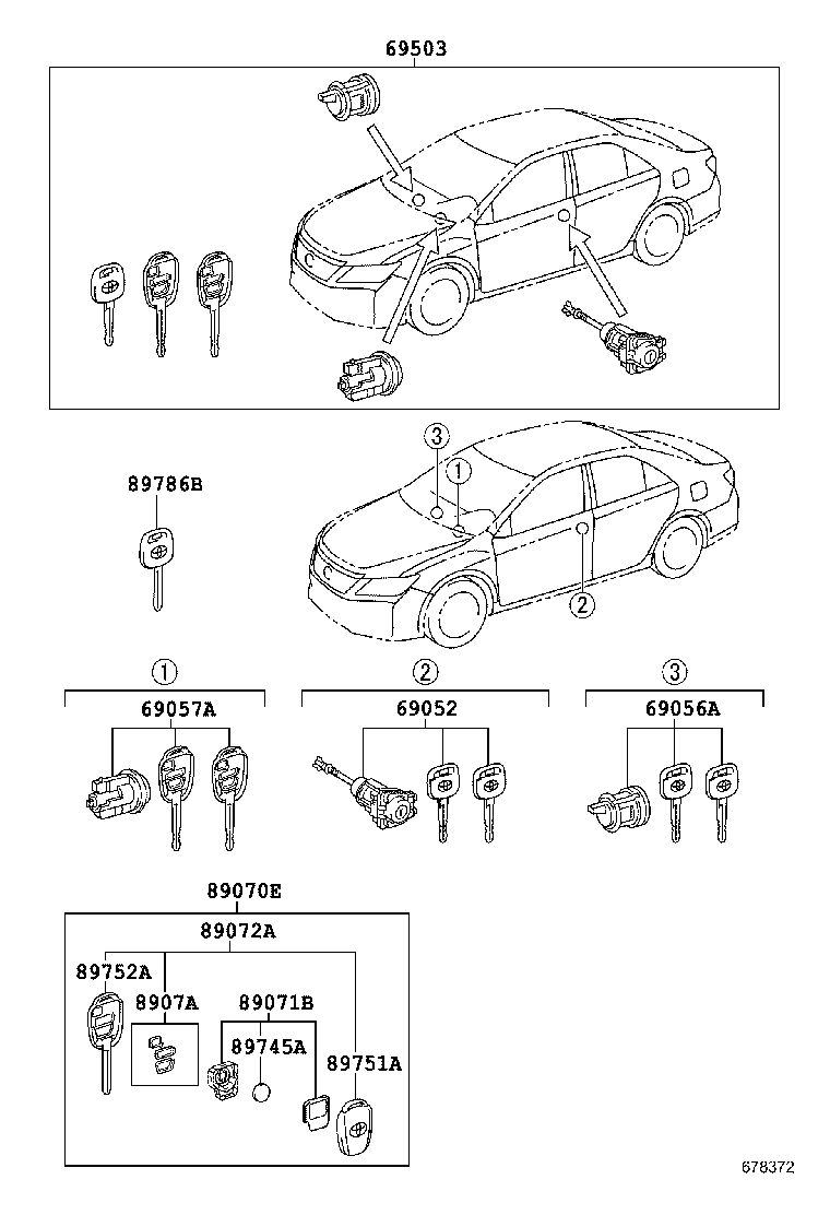 Lock Cylinder Set